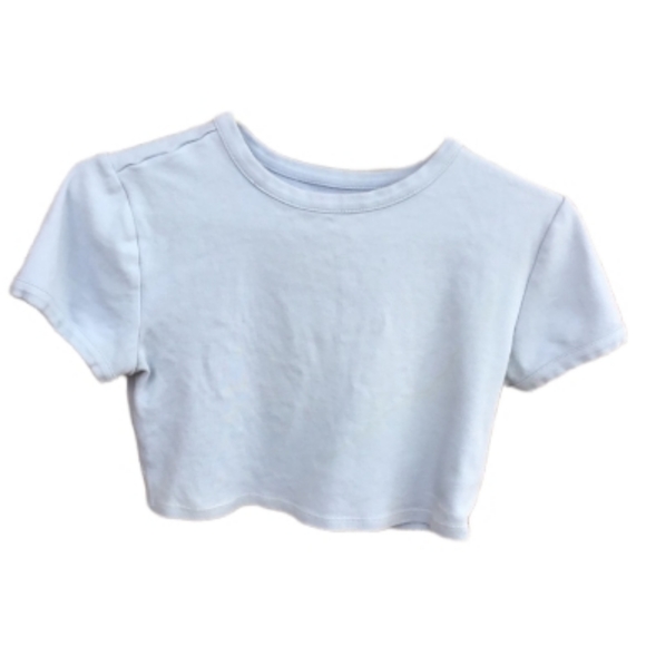 Urban Outfitters Tops - Urban Outfitters Crop Top in LIght Sky Blue Size Medium